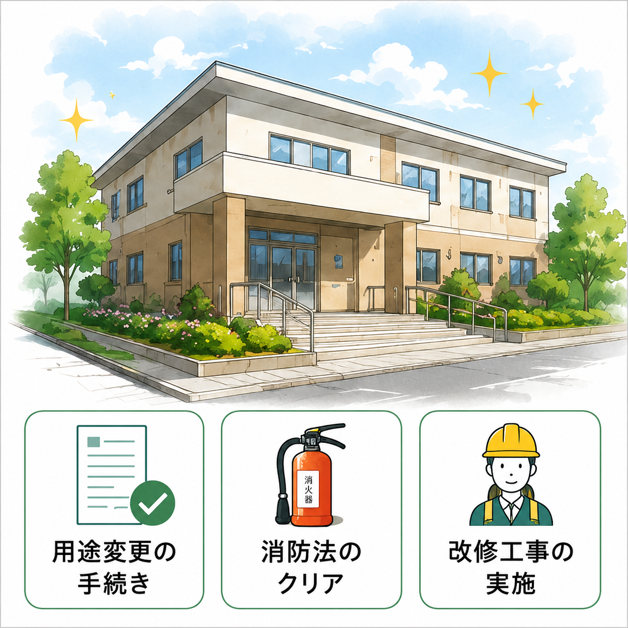 改修・手続きのイメージ