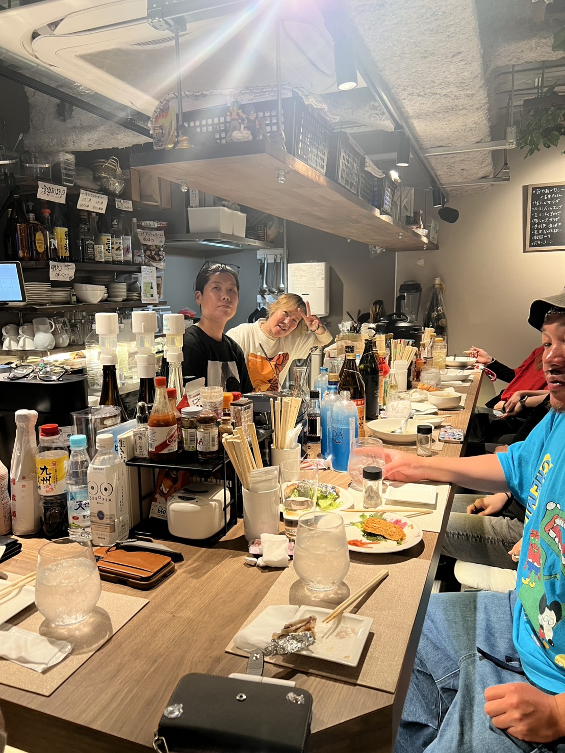 完成後の店内