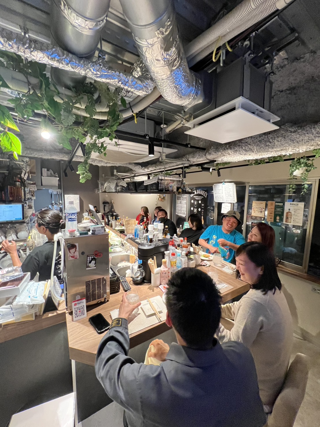 完成後の店内